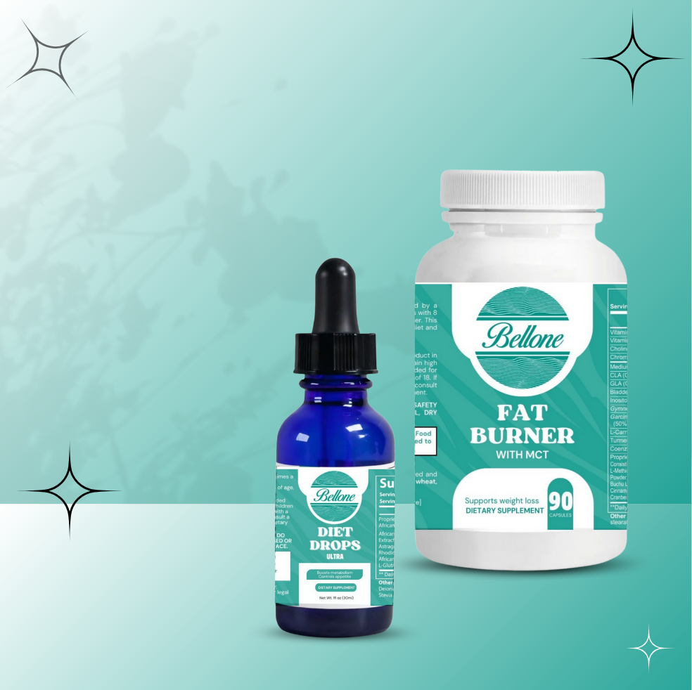 Ultimate Fat Burn Duo: Bellone Fat Burner + Diet Drops Ultra